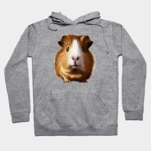 Cute Guinea Pig Drawing Hoodie